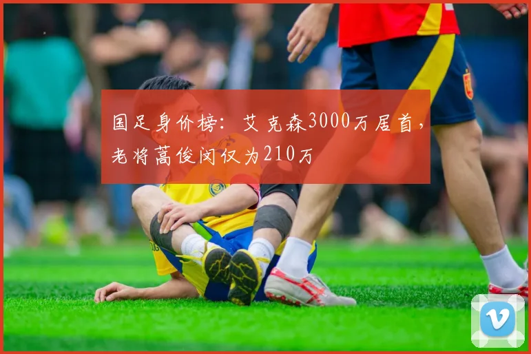 国足身价榜：艾克森3000万居首，老将蒿俊闵仅为210万
